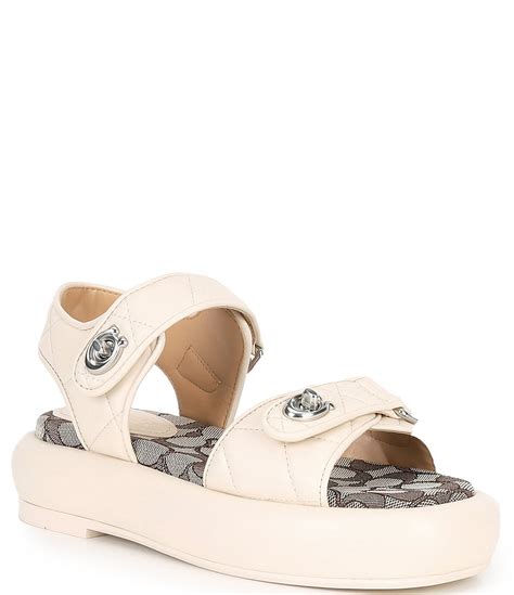 coach dad sandals